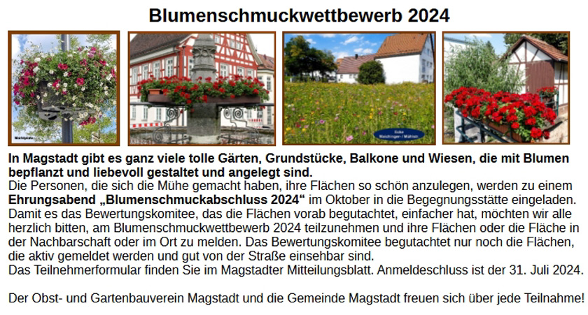 Blumenschmuck 2024